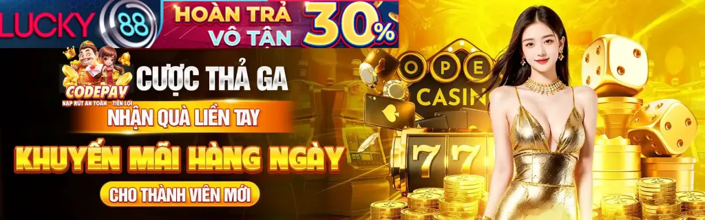 Máy đánh bạc nổ hũ với biểu tượng tiền thưởng lớn
